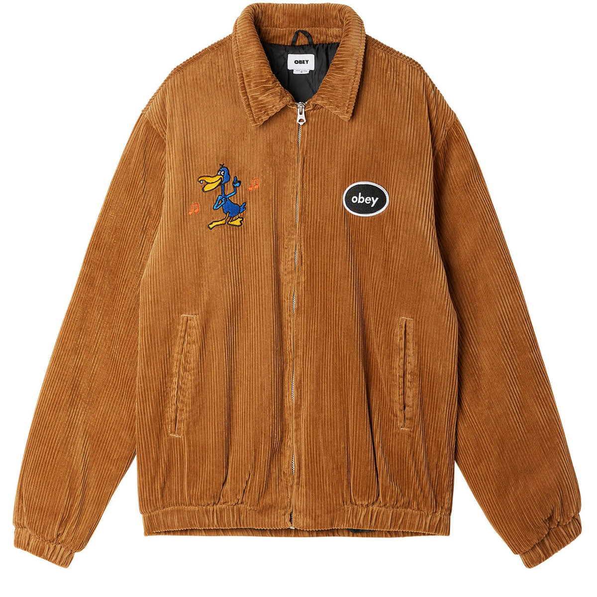 Obey Nomad Cord Jacket - Catechu Wood