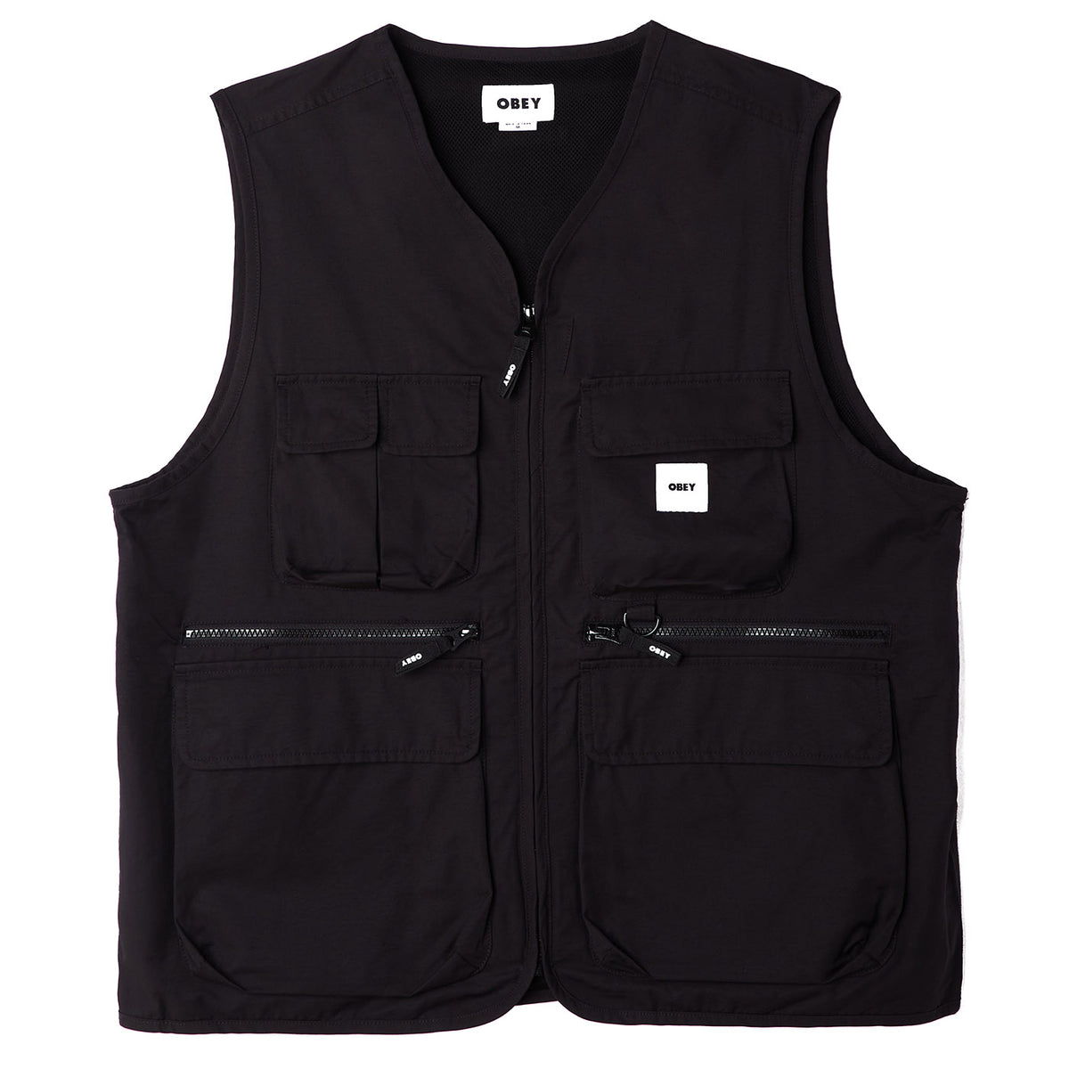 Obey Warfield Vest - Black
