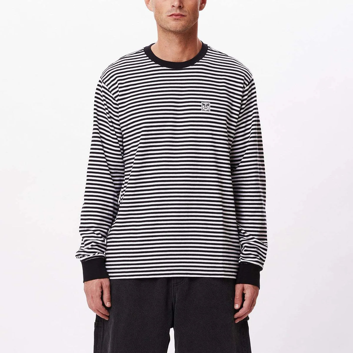 Obey Icon Legacy Long Sleeve T-Shirt - Black