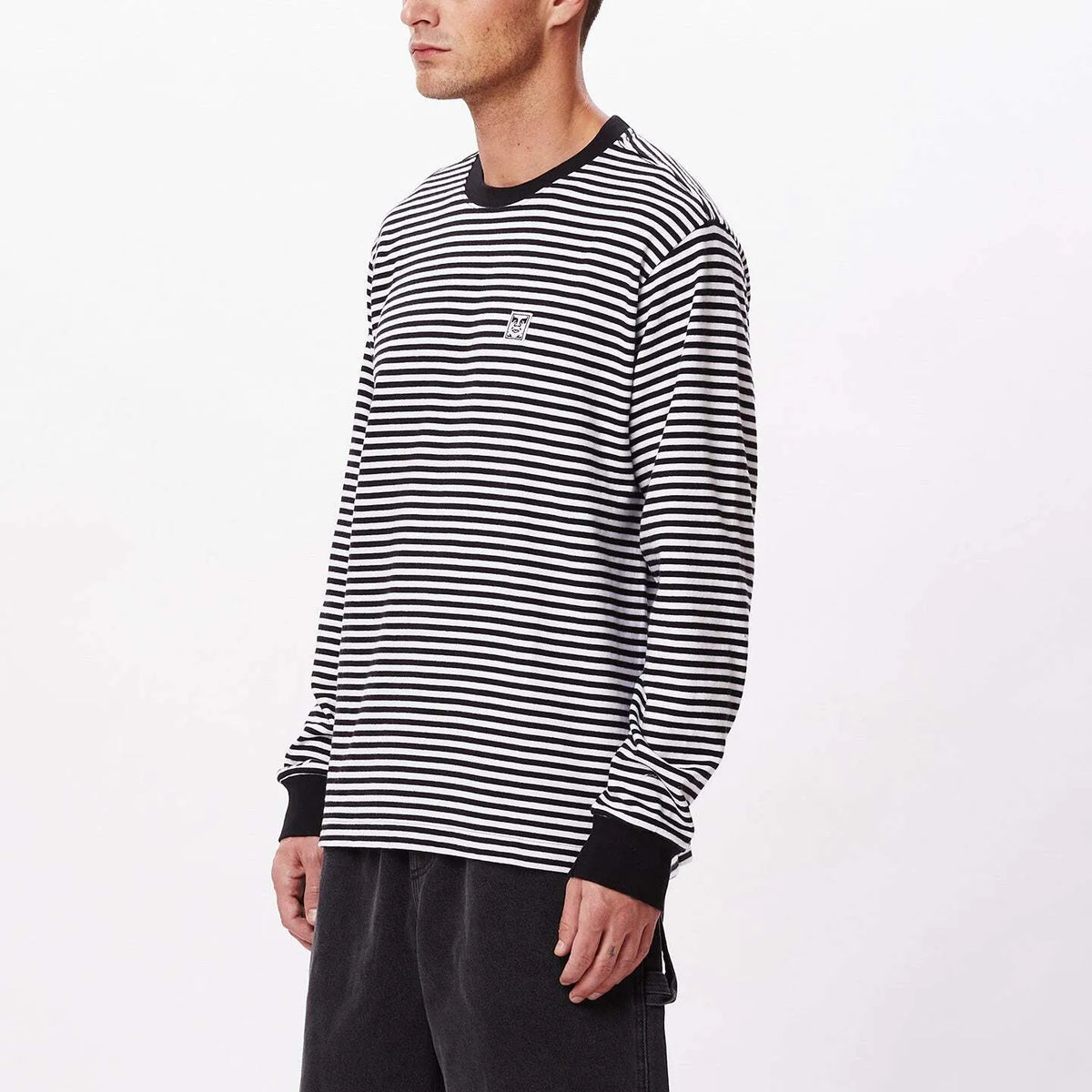 Obey Icon Legacy Long Sleeve T-Shirt - Black