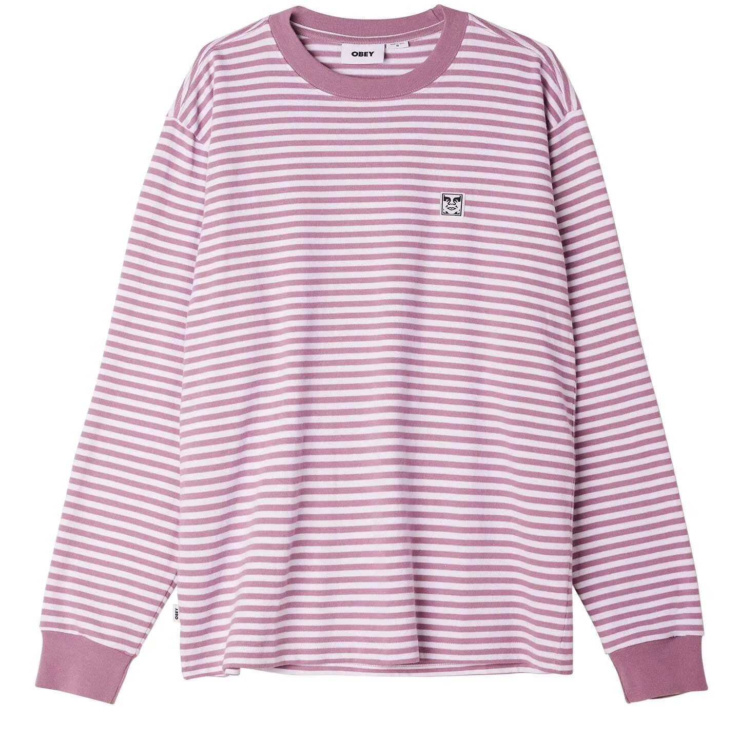 Obey Icon Legacy Long Sleeve T-Shirt - Lilac Chalk