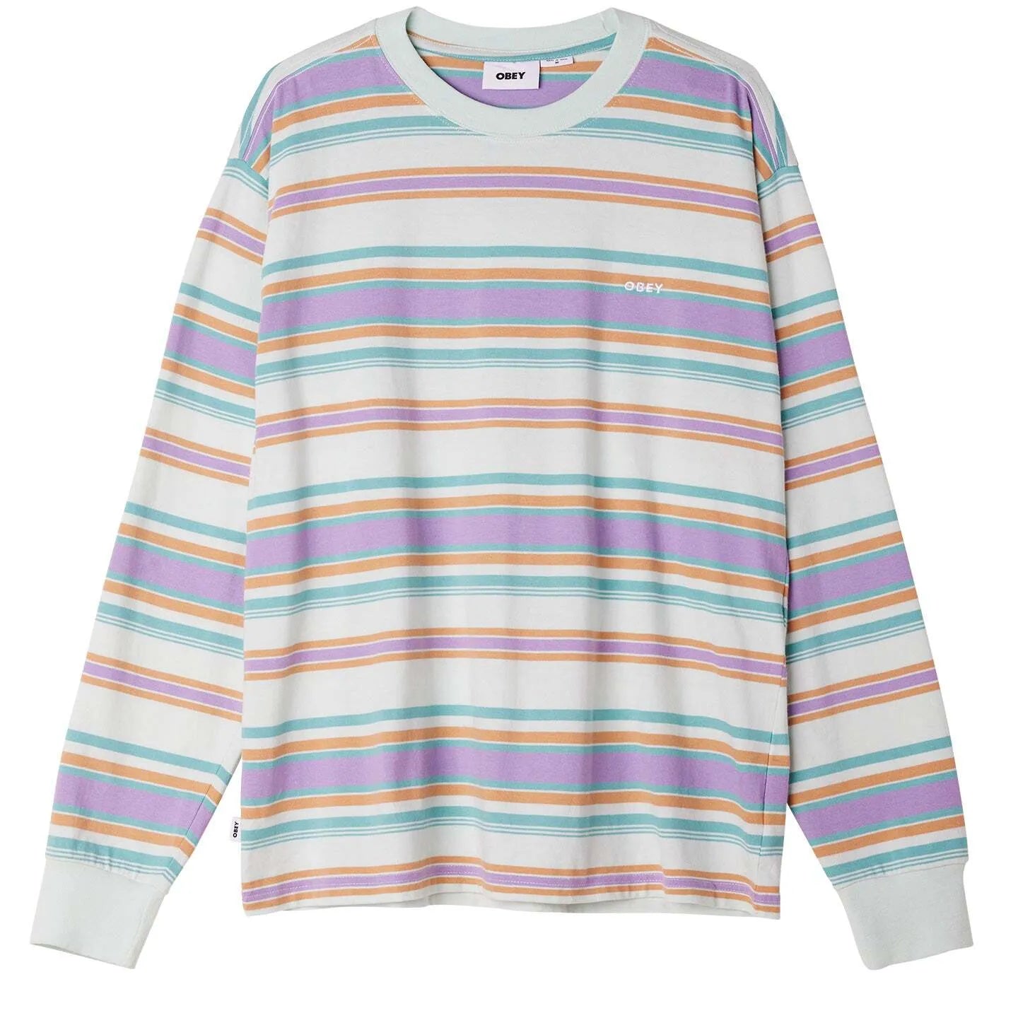 Obey Highland Long Sleeve T-Shirt - Blue