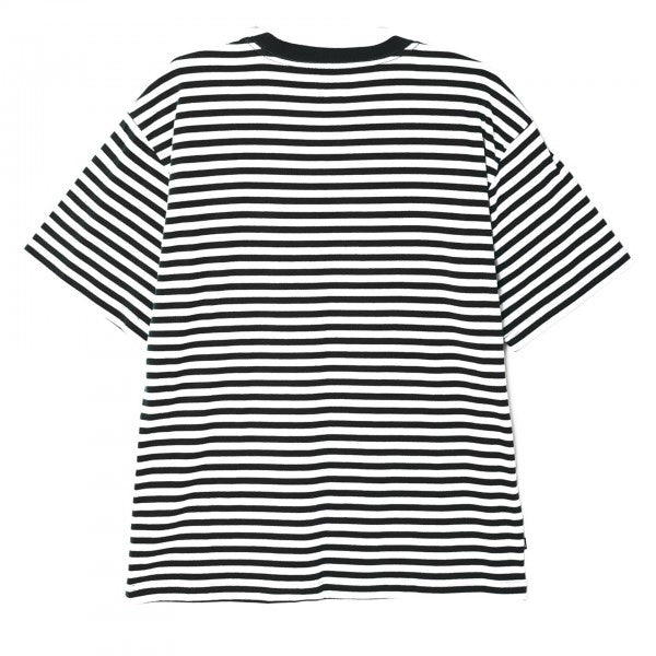 Obey 89 Icon Stripe T-Shirt - Black / White