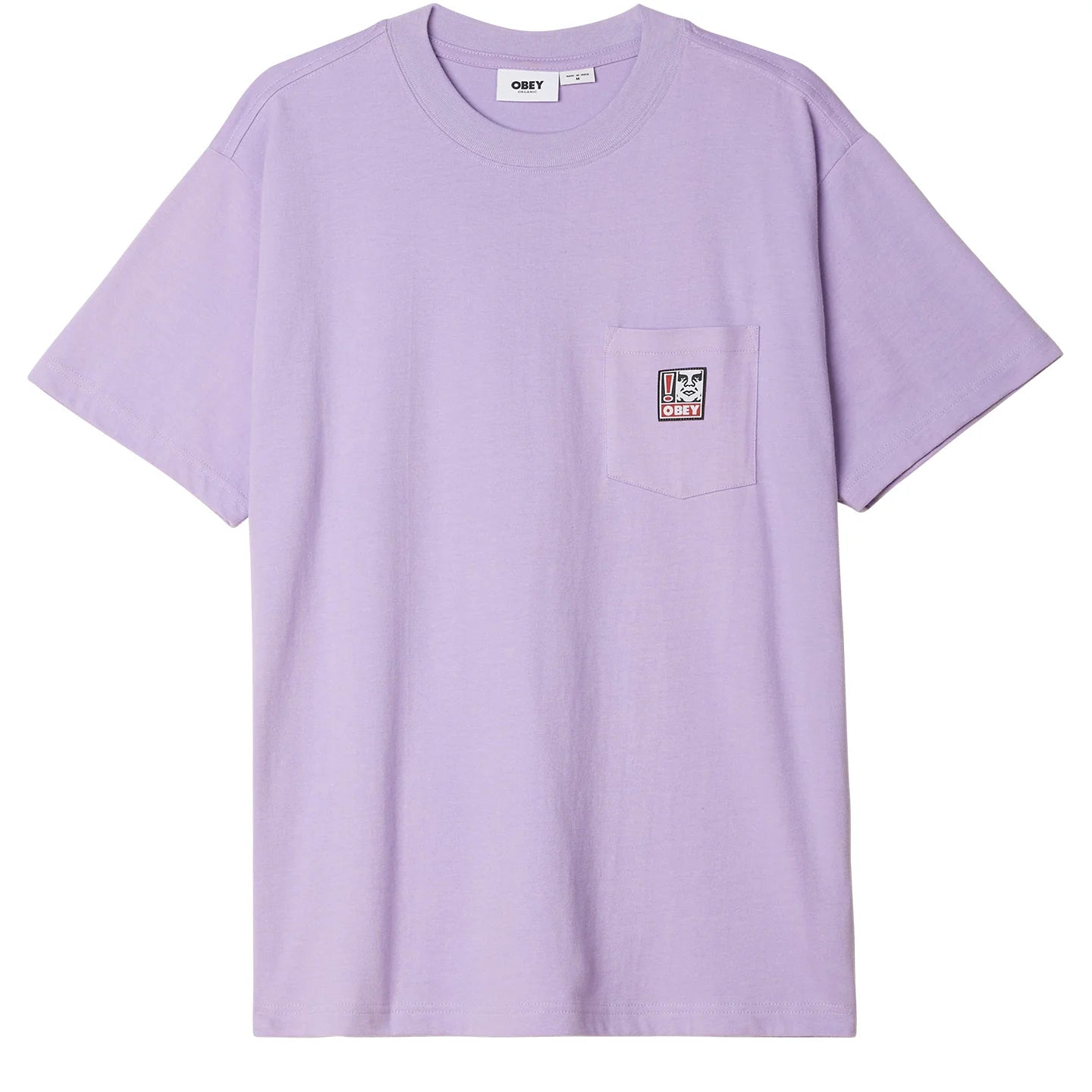 Obey Point Pocket T-Shirt - Digital Lavender