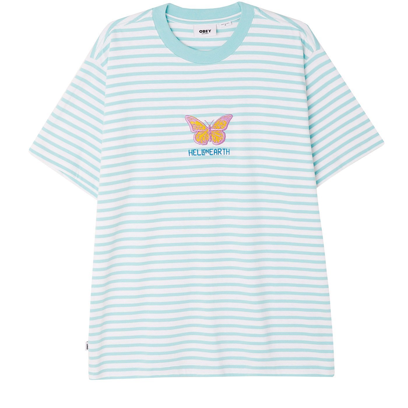 Obey Fisher T-Shirt - Tranquility Blue