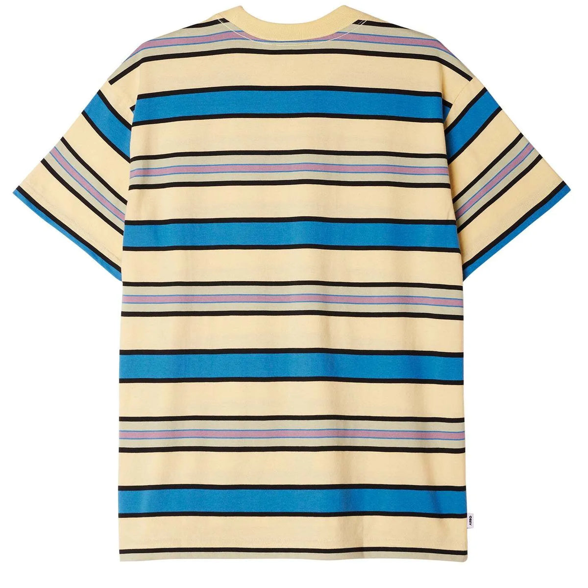 Obey Valencia Stripe T-Shirt - Butter