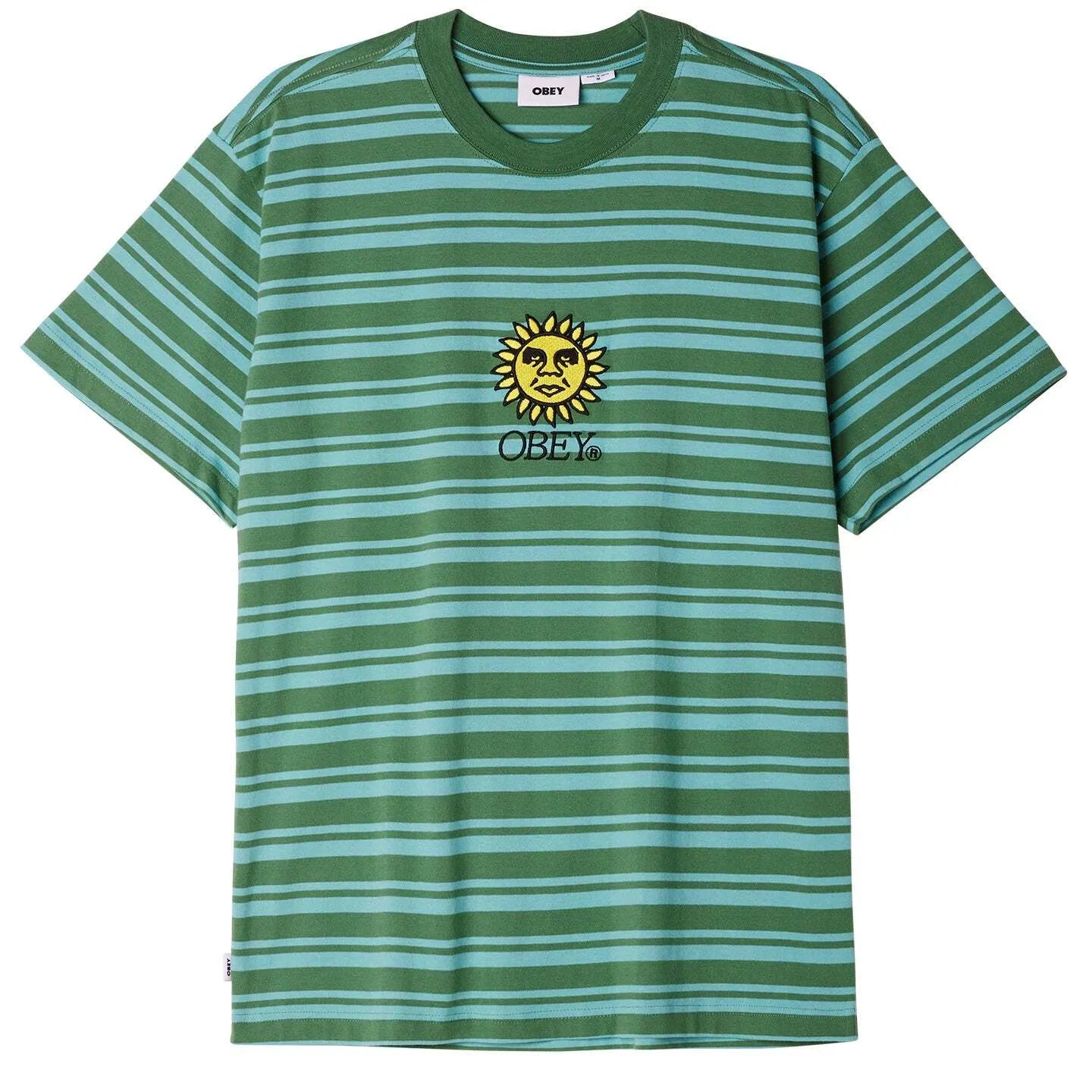 Obey Sunrise Stripe T-Shirt - Wavelite