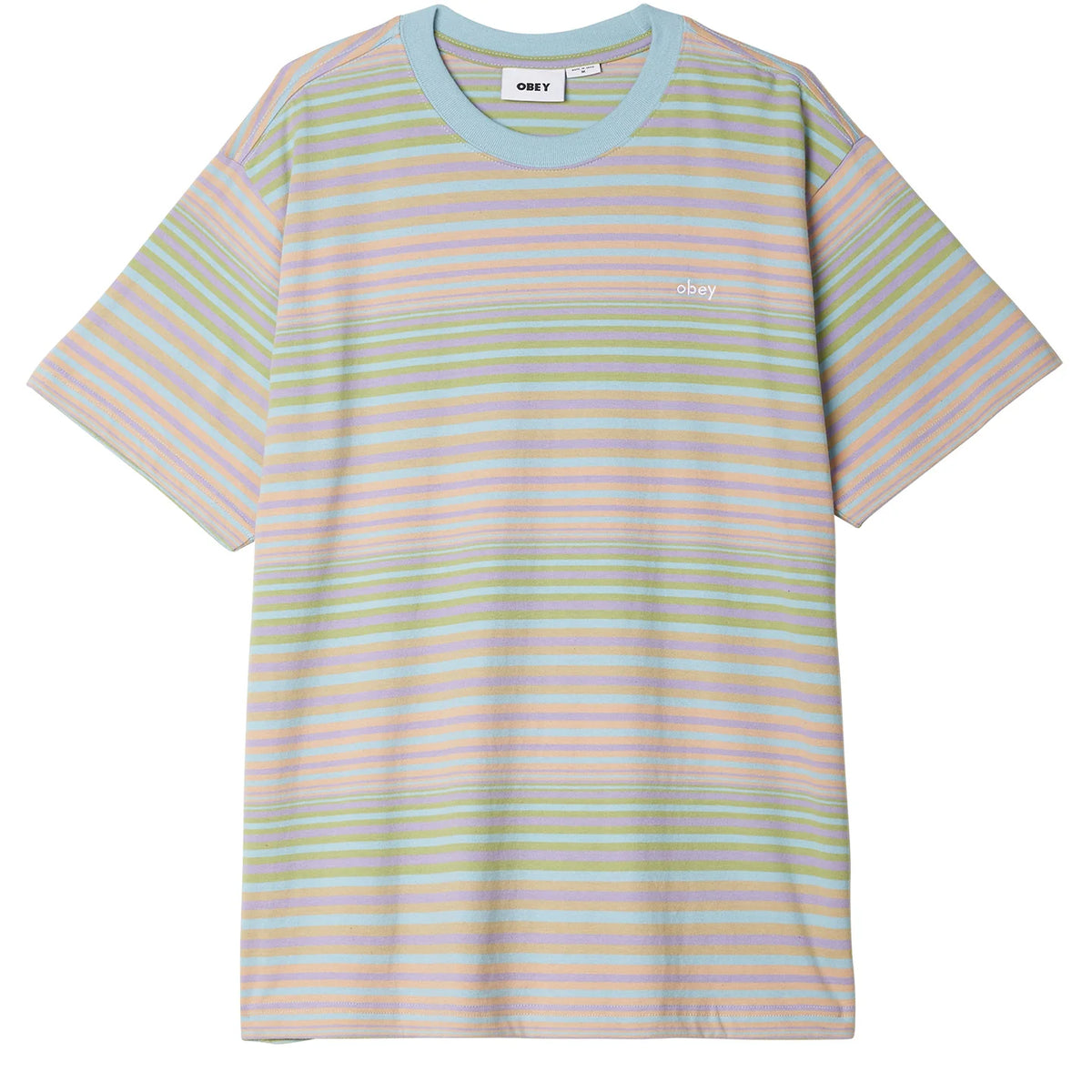 Obey Break T-Shirt - Sky Blue