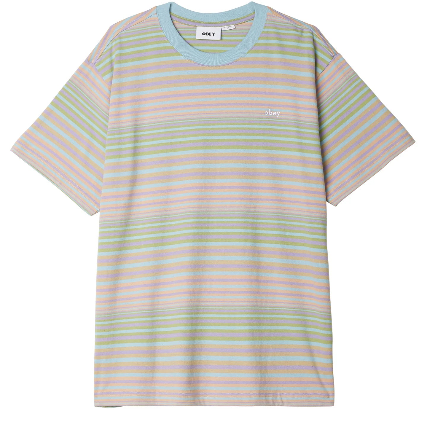 Obey Break T-Shirt - Sky Blue