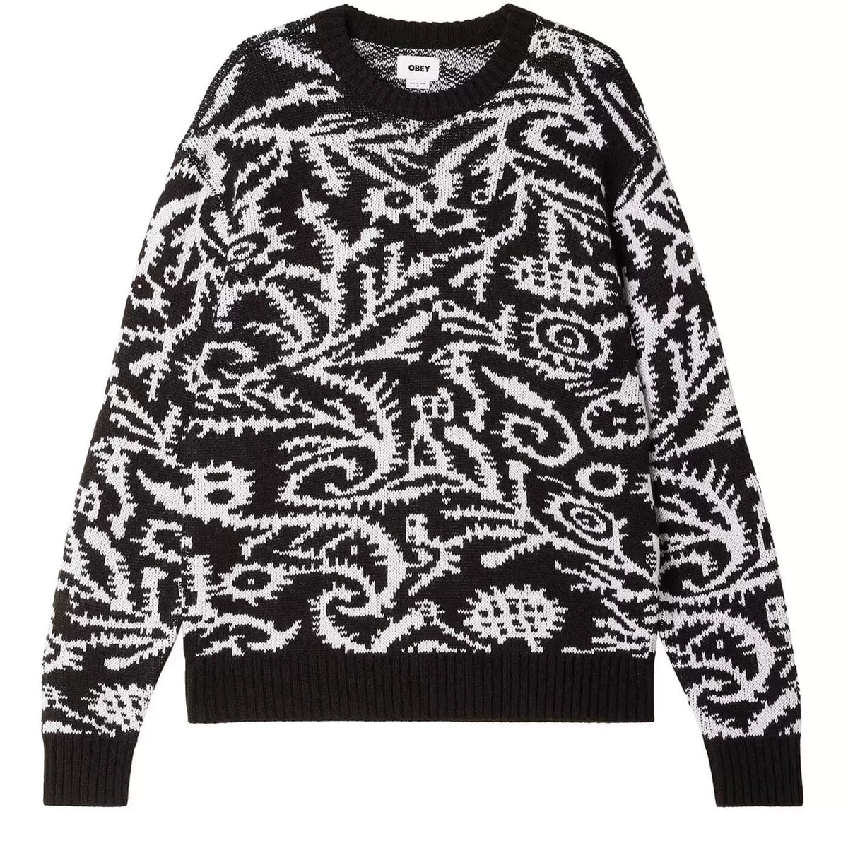 Obey Magnolia Crew - Black