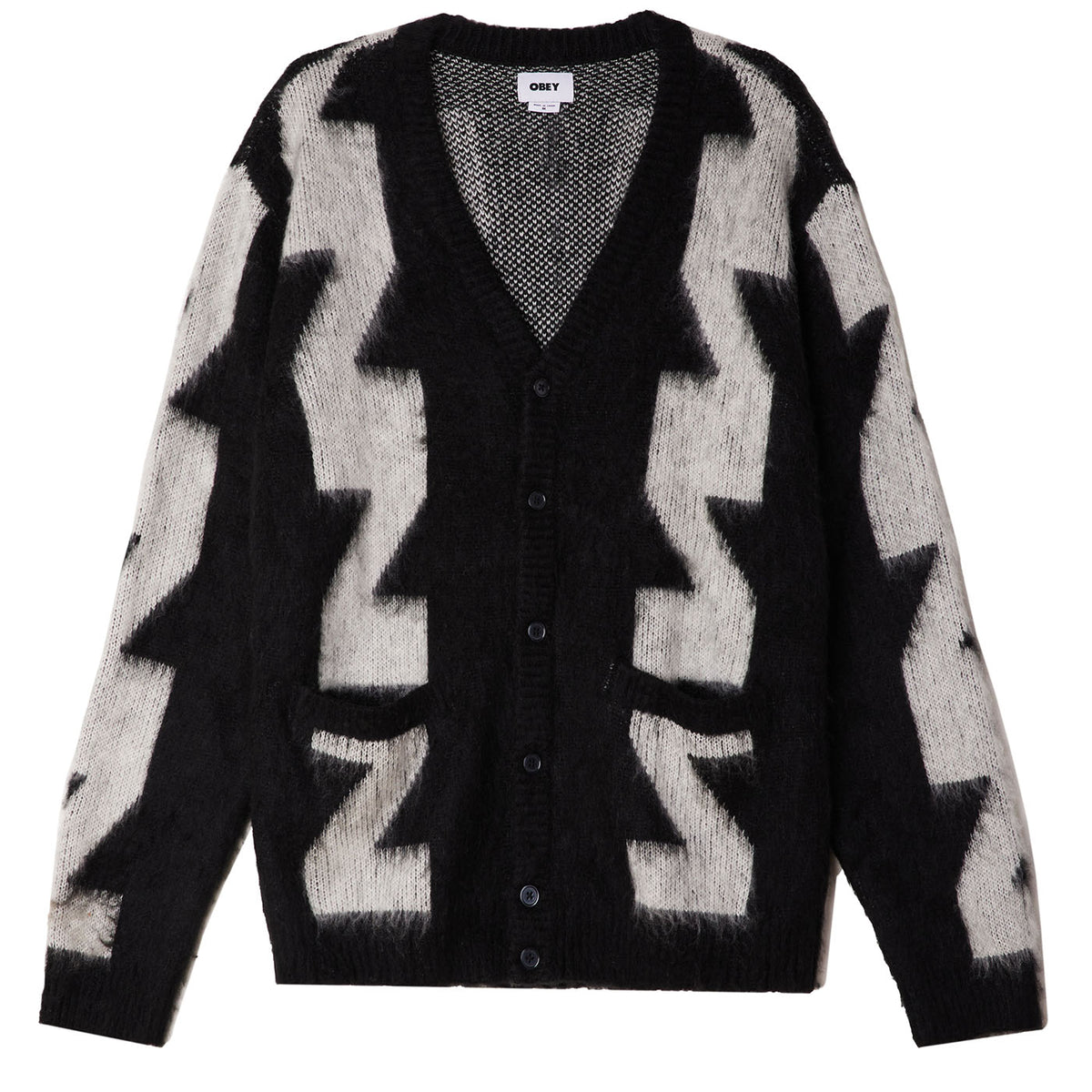 Obey Dexter Cardigan - Black