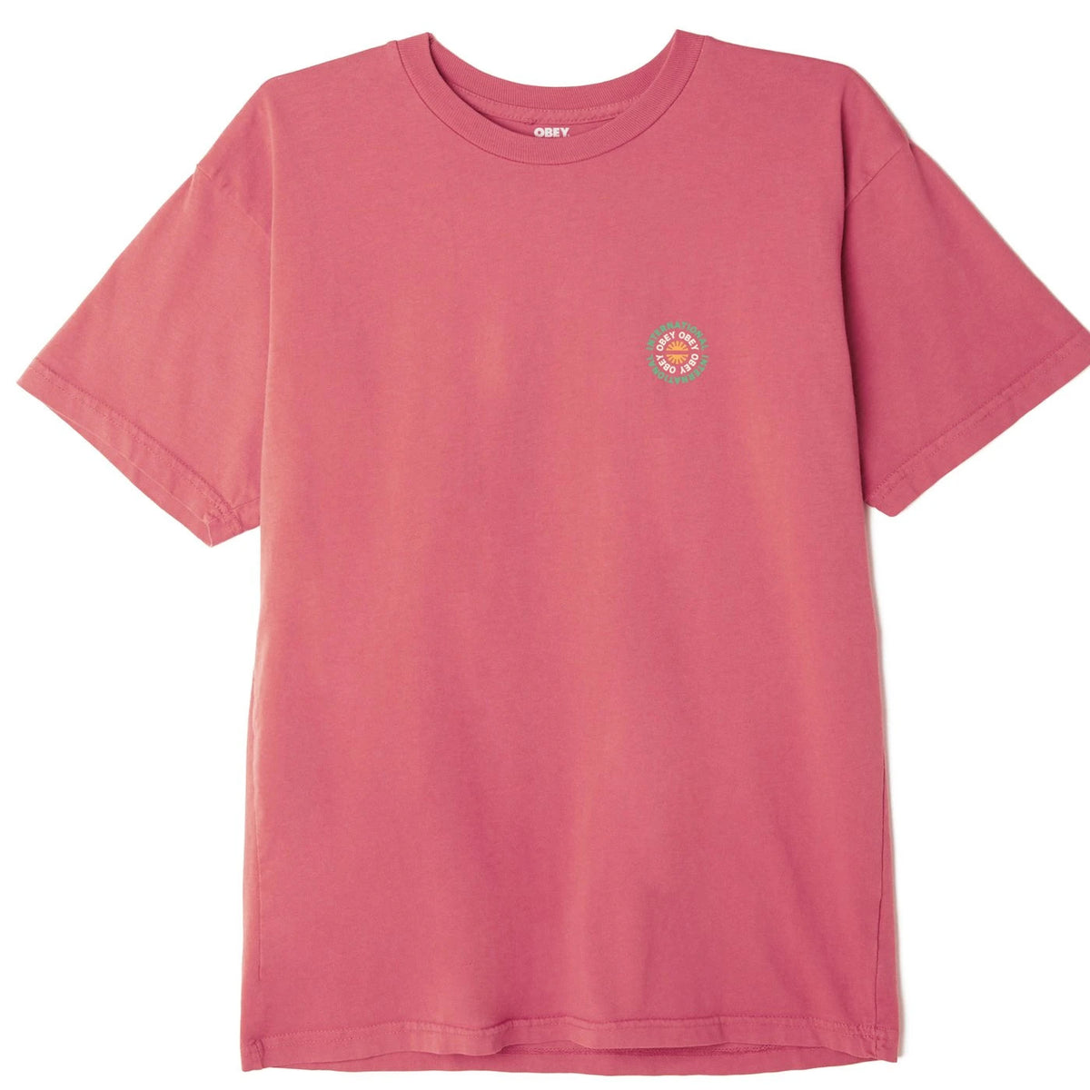 Obey Supply &amp; Demand T-Shirt - Pink