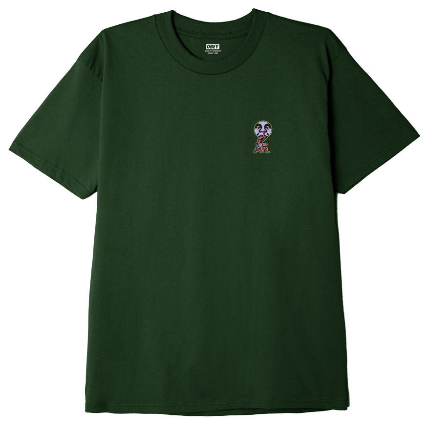 Obey Weight of the World T-Shirt - Forest Green