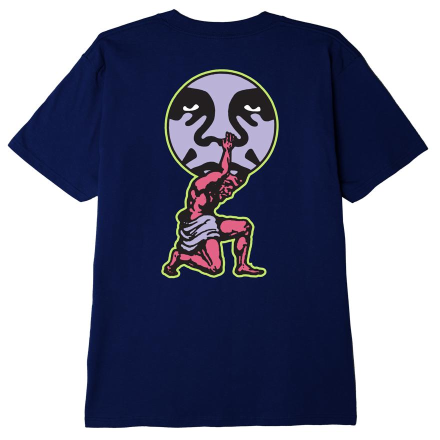 Obey Weight of the World T-Shirt - Navy