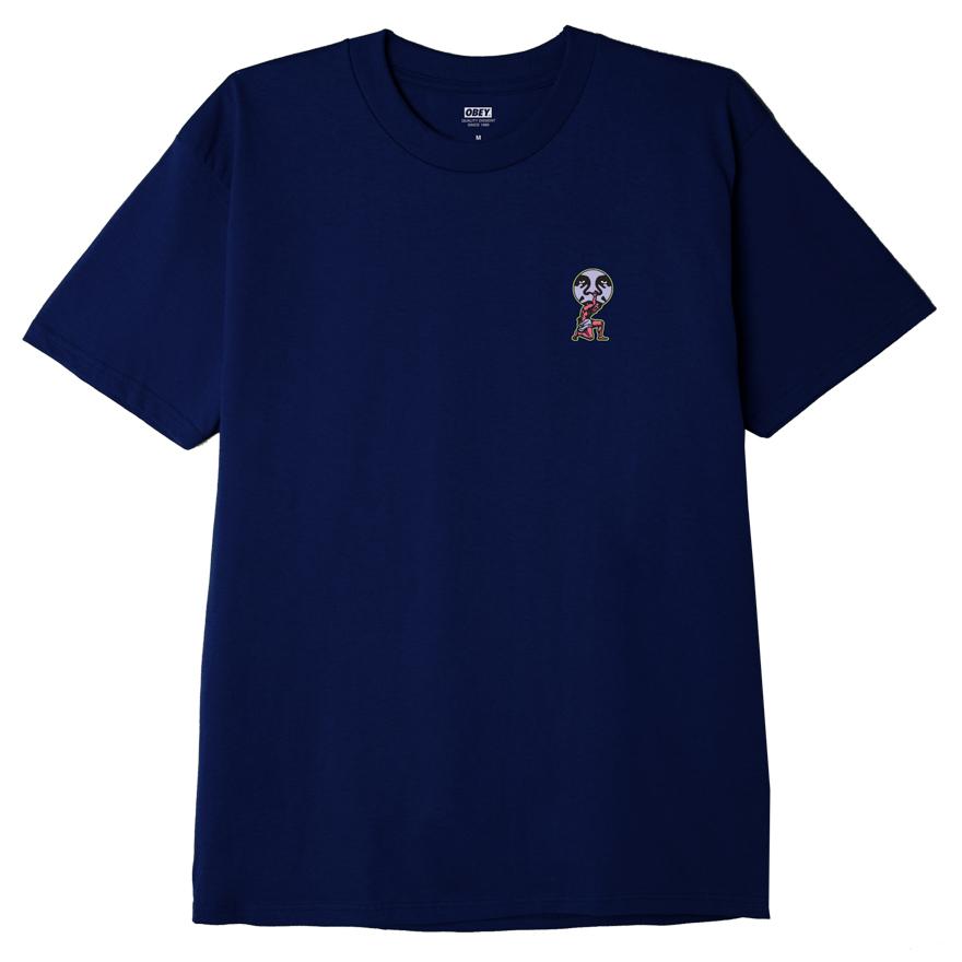 Obey Weight of the World T-Shirt - Navy