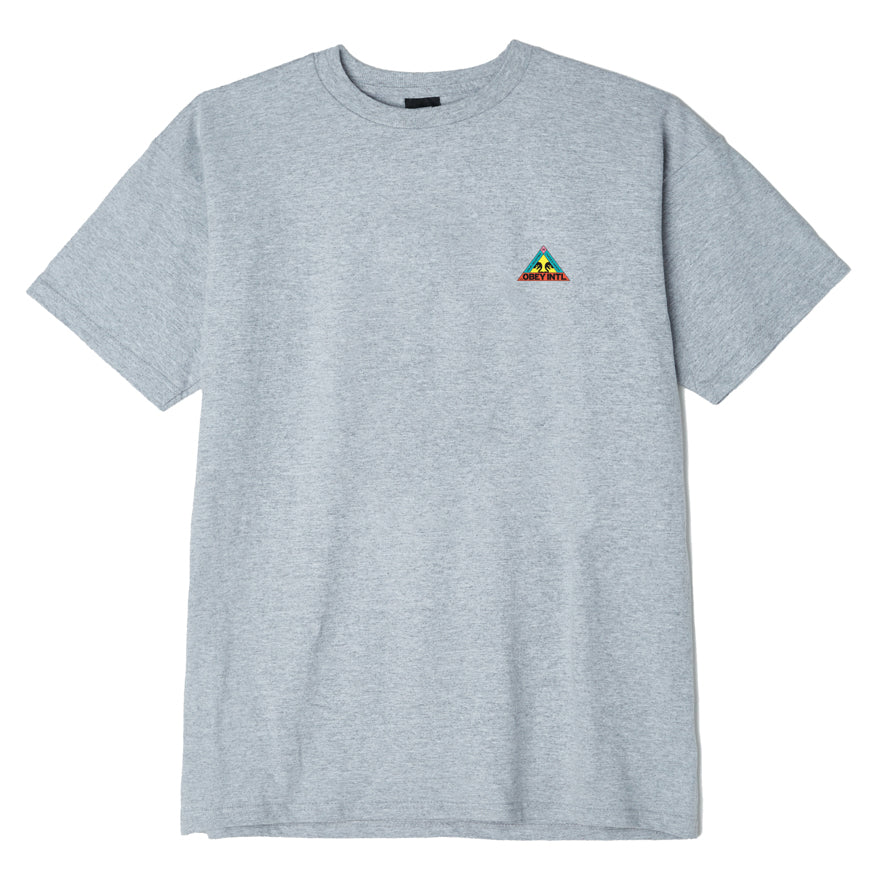 Obey Trinity T-Shirt - Heather Grey
