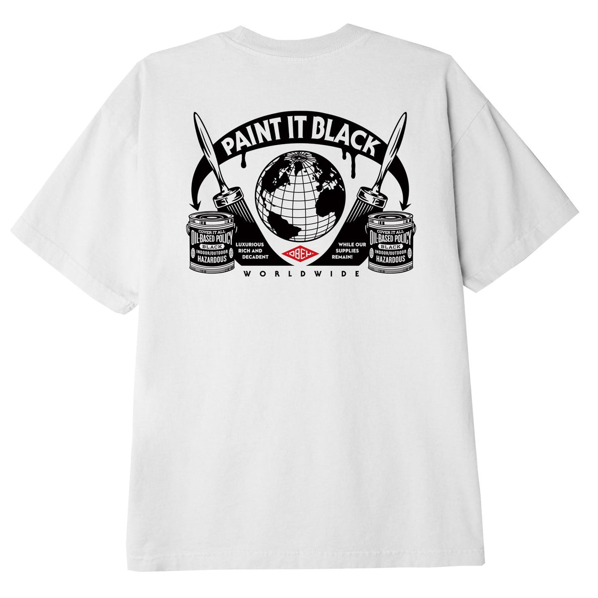 Obey Paint it Black T-Shirt - White