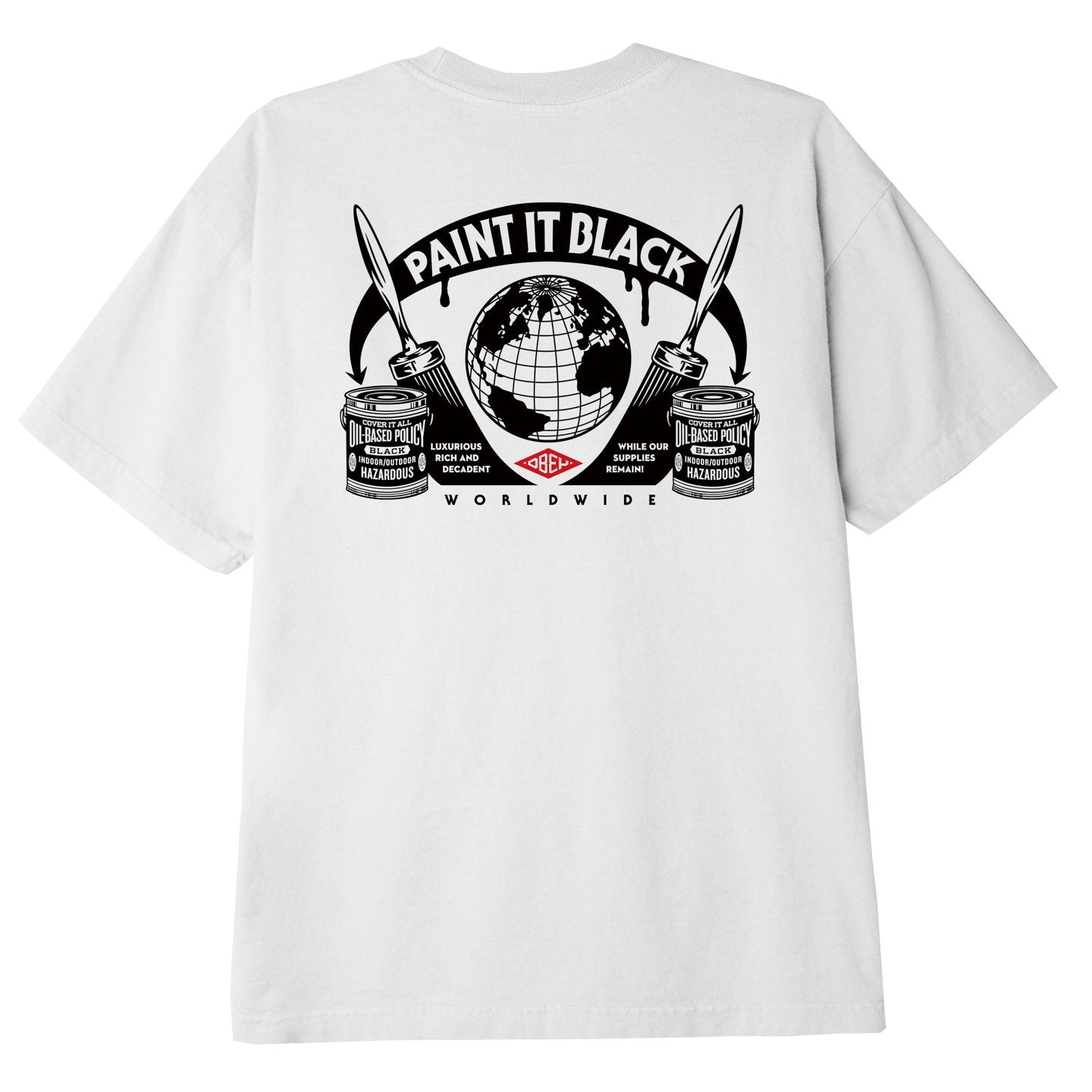Obey Paint it Black T-Shirt - White