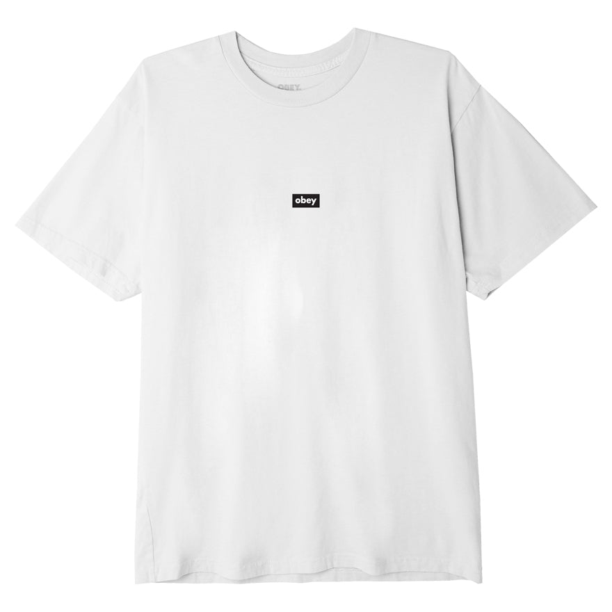 Obey Black Bar T-Shirt - White