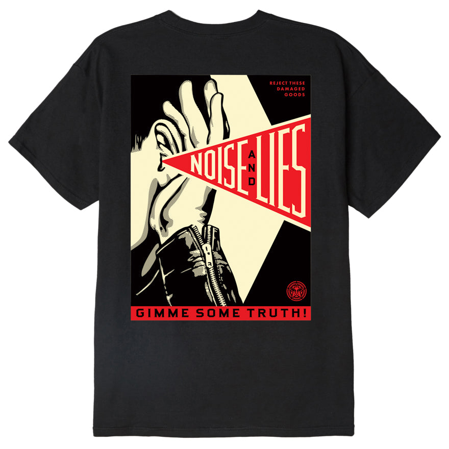 Obey Gimme Some Truth T-Shirt - Black