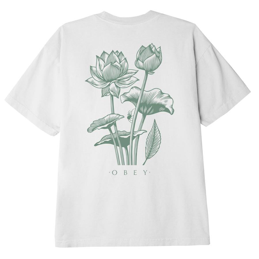 Obey Lotus Spider T-Shirt - White