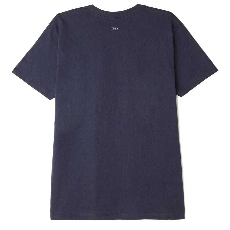 Obey Love and Chaos T-Shirt - Navy