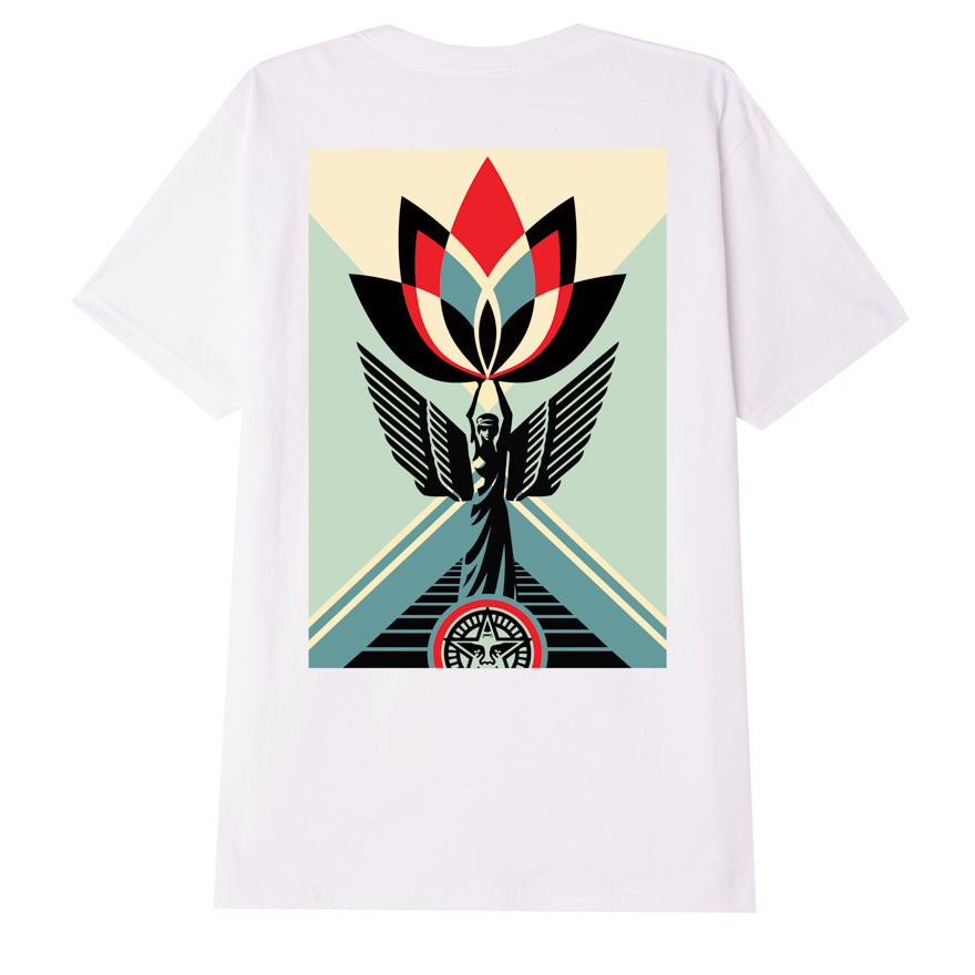 Obey Lotus Angel T-Shirt - White