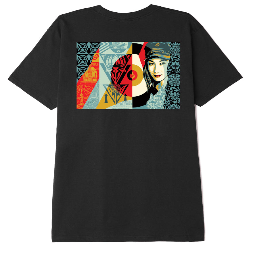 Obey Raise the Level T-Shirt - Black