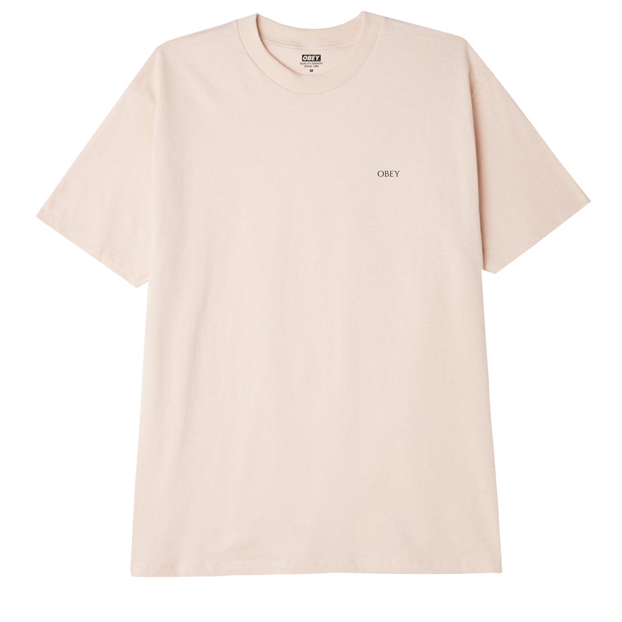 Obey Raise the Level T-Shirt - Cream