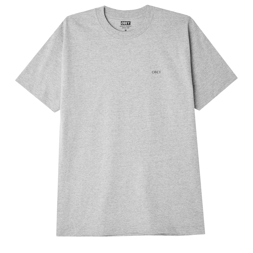 Obey Raise the Level T-Shirt - Heather Grey