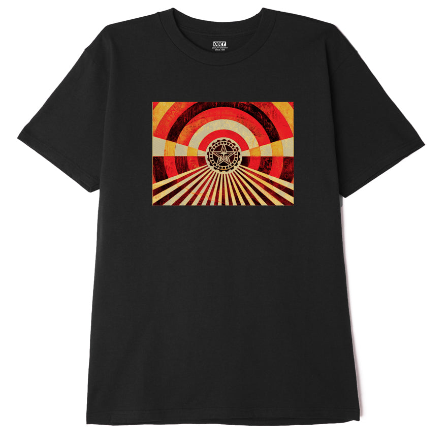 Obey Tunnel Vision T-Shirt - Black