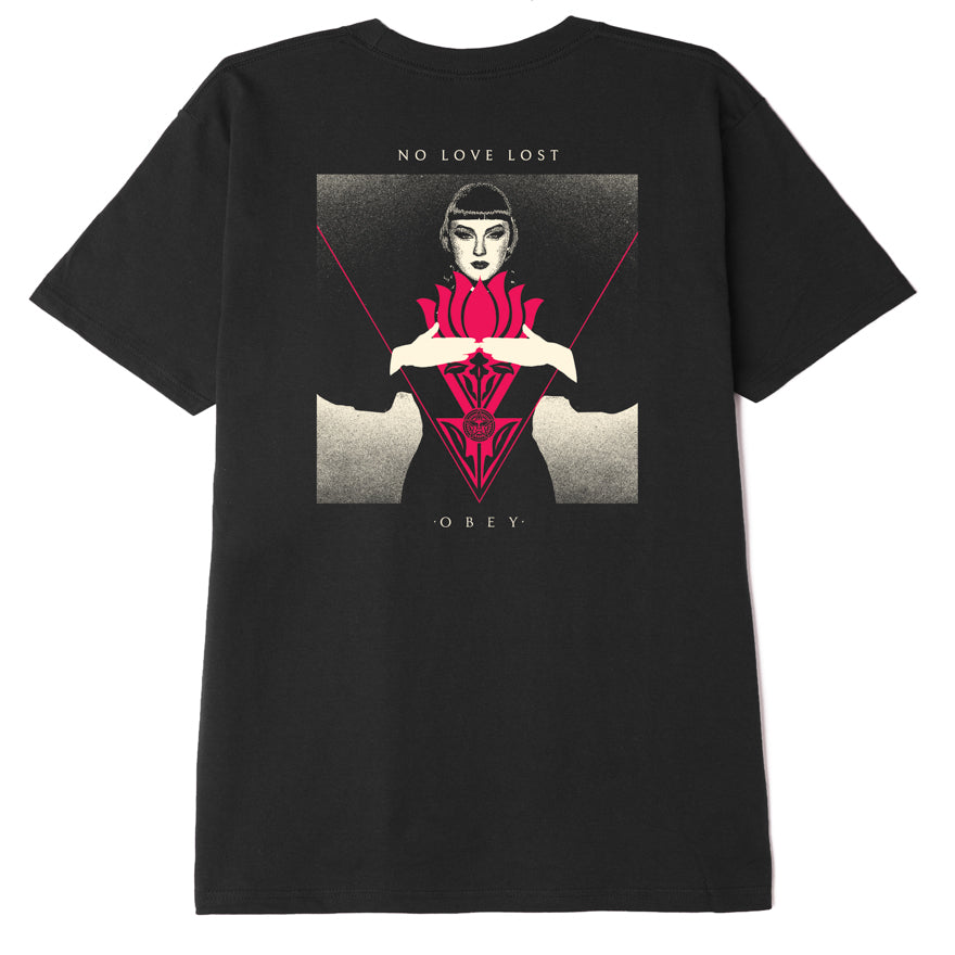Obey No Love Lost T-Shirt - Black