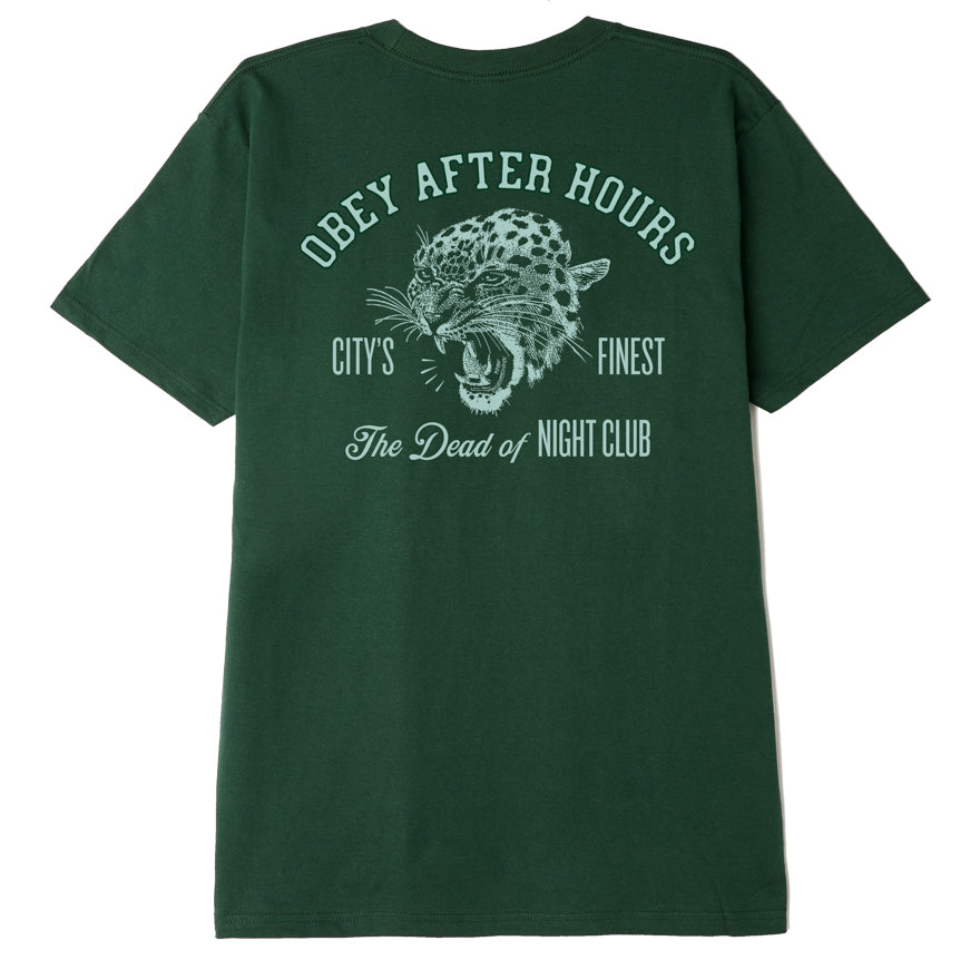 Obey After Hours T-Shirt - Forest Green