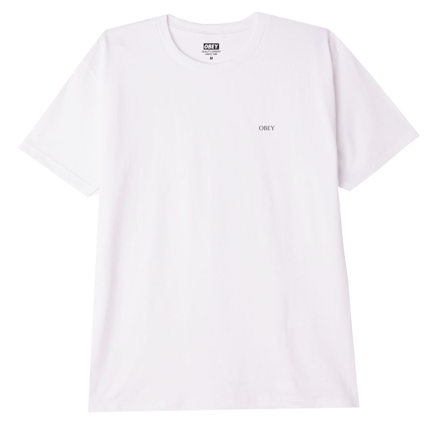 Obey Tunnel Vision Canvas T-Shirt - White