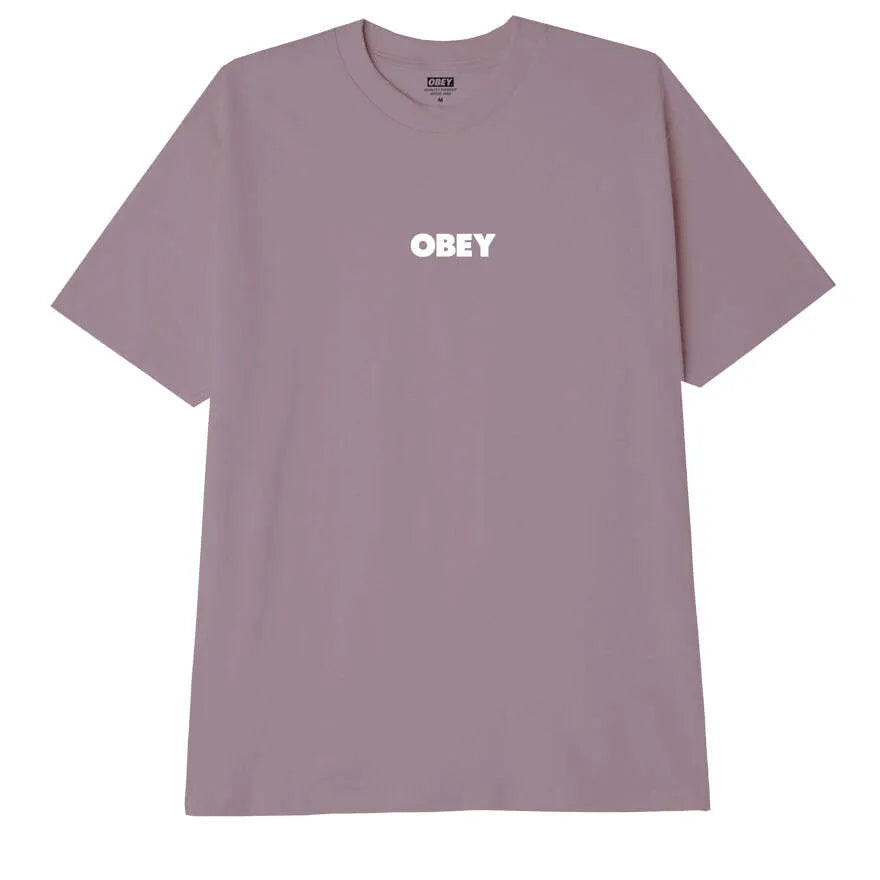 Obey Bold Obey T-Shirt - Lilac Chalk