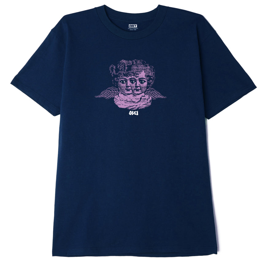 Obey Angel Vision T-Shirt - Navy