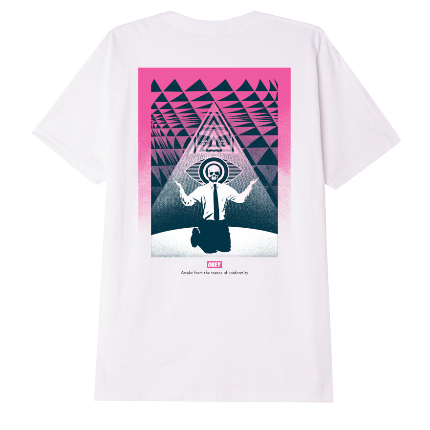 Obey Conformity Trance T-Shirt - White
