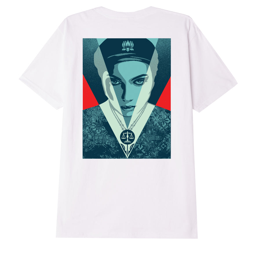 Obey Justice Activist T-Shirt - White