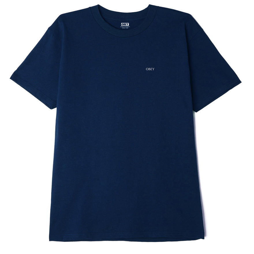 Obey Mandala T-Shirt - Navy