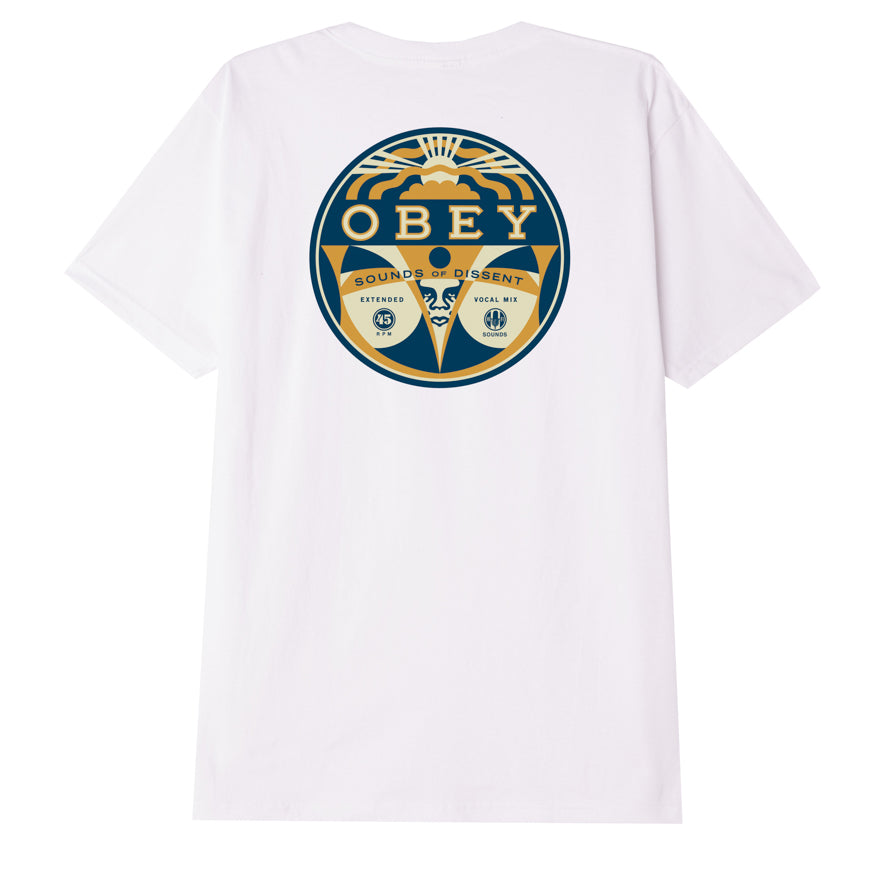 Obey Sounds of Dissent 45 T-Shirt - White