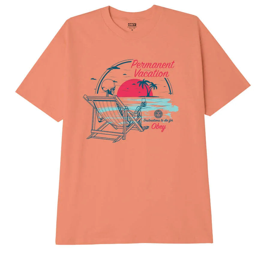 Obey Permanent Vacation T-Shirt - Citrus