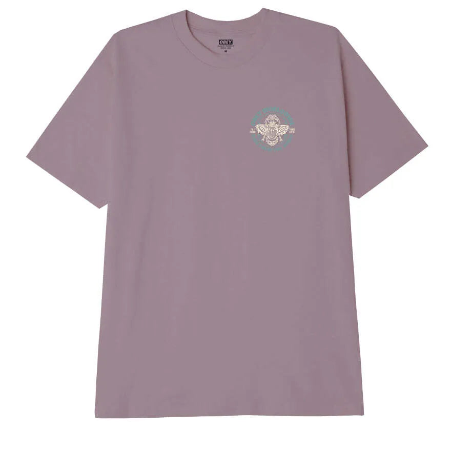Obey Beetle T-Shirt - Lilac Chalk