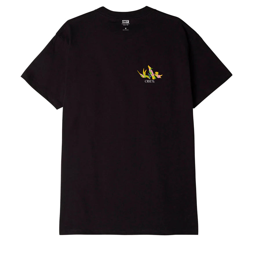 Obey Spring Birds T-Shirt - Black
