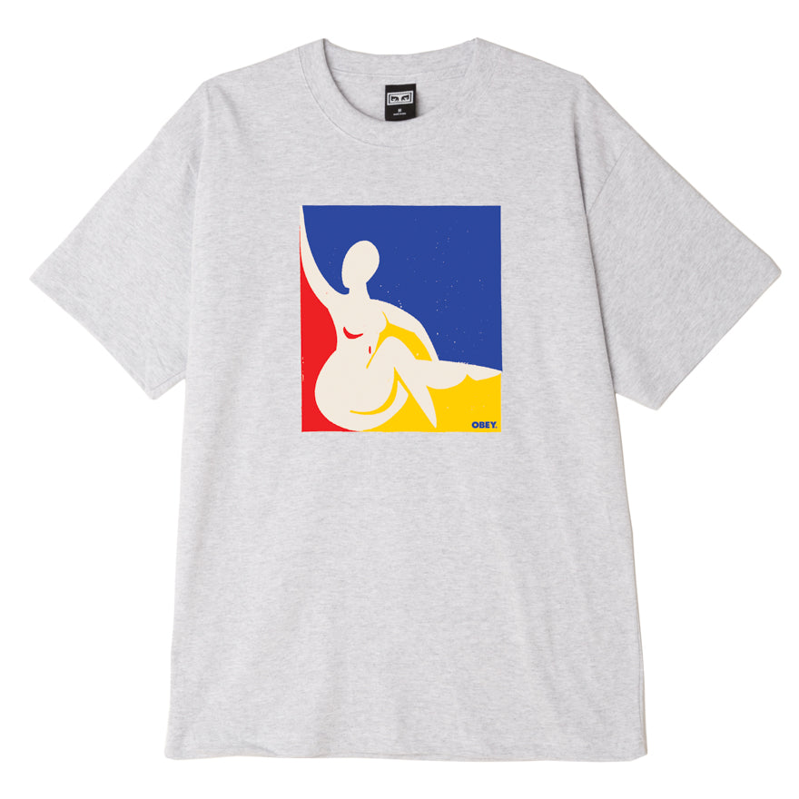 Obey Julia T-Shirt - Heather Grey