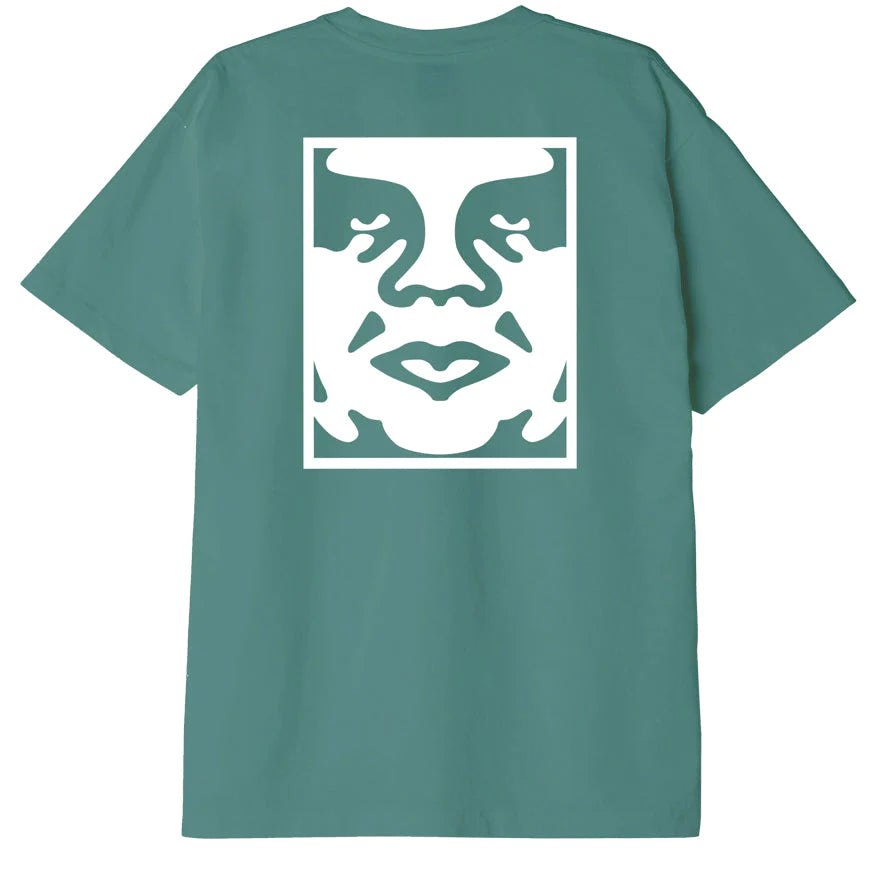 Obey Bold Icon Heavyweight T-Shirt - Palm Leaf