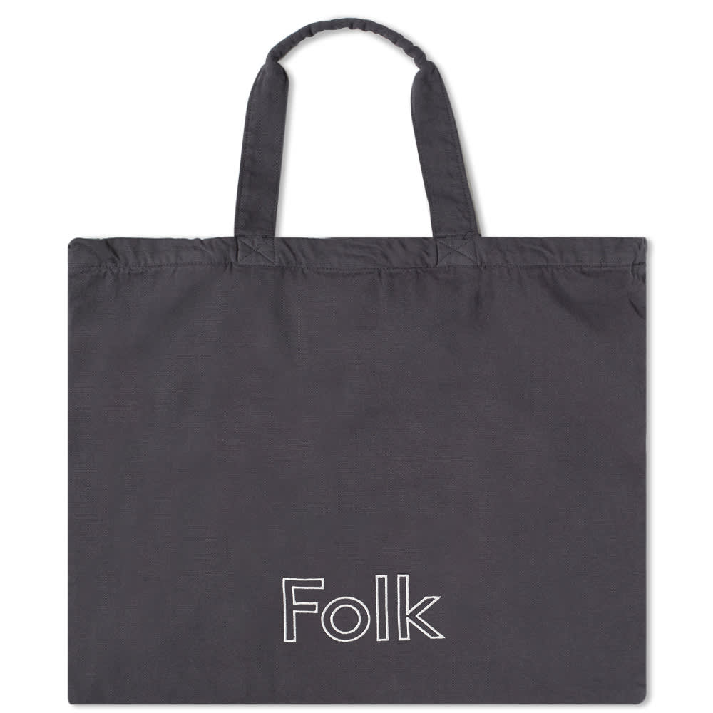 Folk Tote Bag - Slate