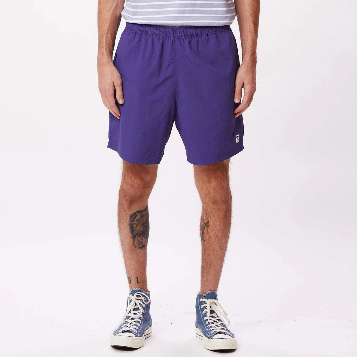 Obey Easy Relaxed Short - Azurite