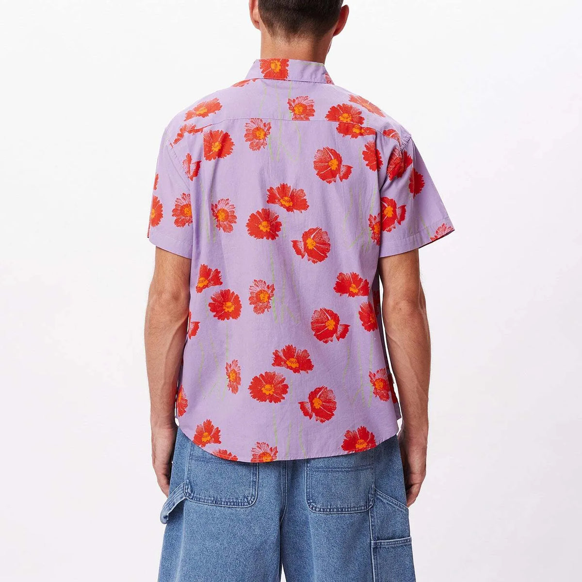 Obey Marino Woven Shirt - Lavender Silk