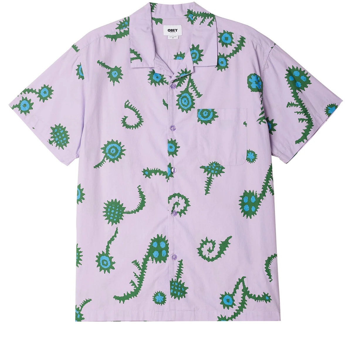Obey Dubbed Woven Shirt - Digital Lavender