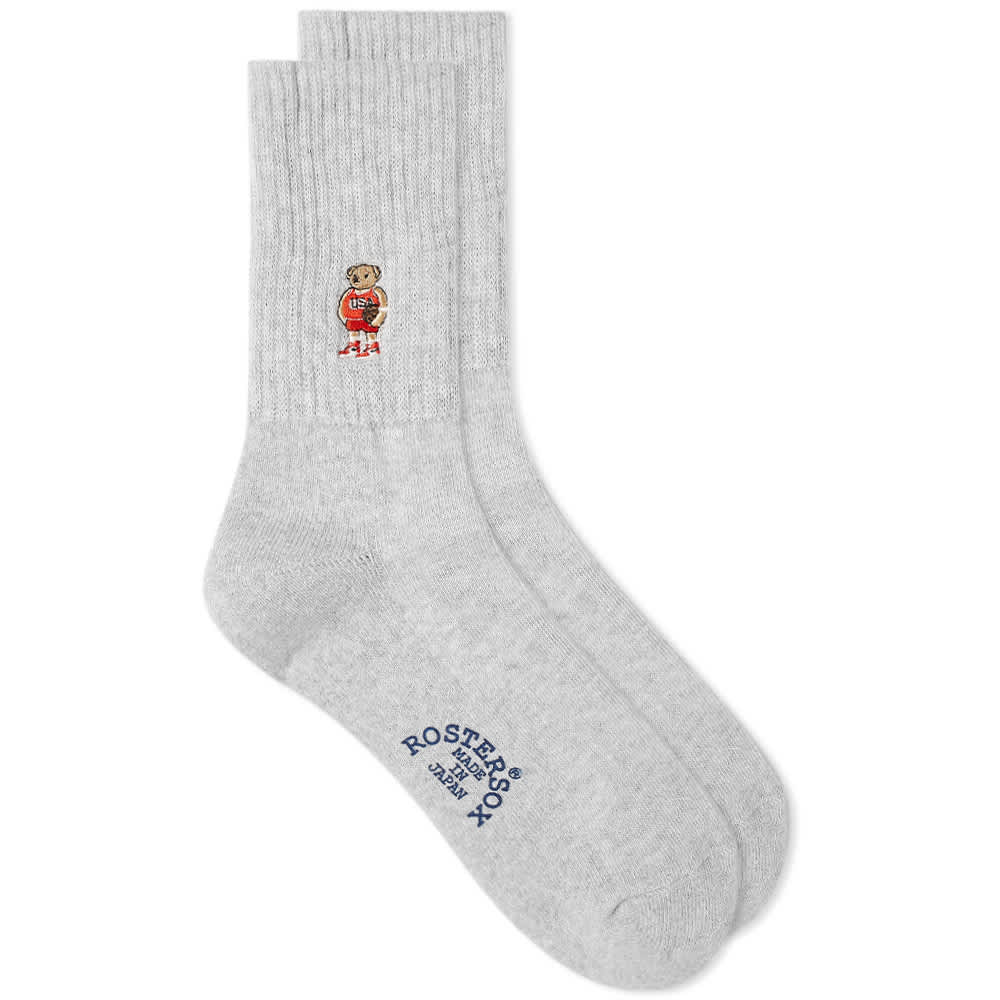 Rostersox Bear Sock - Grey